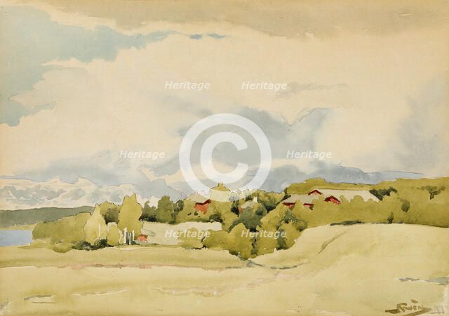 Landscape, 1899. Creator: Antti Faven.