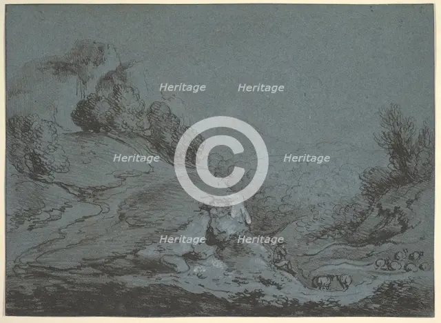 Landscape, 18th-19th century. Creator: Unknown.