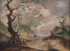 Landscape 18th century. (1912) Artist: Jean-Baptiste Pillement