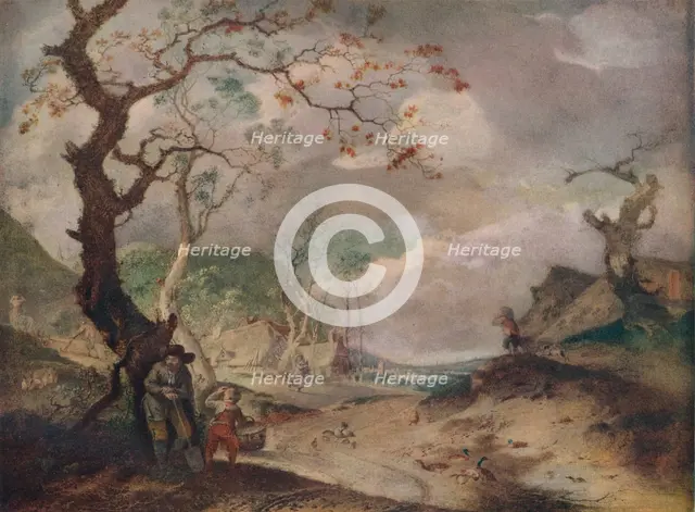 'Landscape', 18th century. (1912) Artist: Jean-Baptiste Pillement.