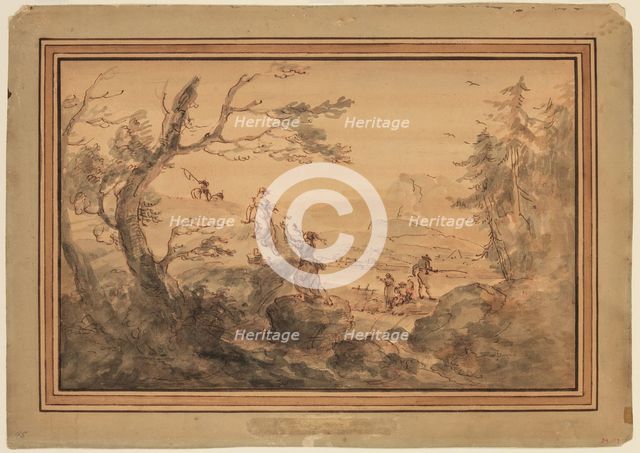 Landscape, 18th century. Creator: Francesco Zuccarelli.