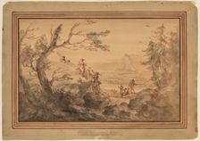 Landscape, 18th century. Creator: Francesco Zuccarelli