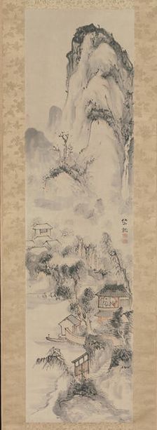Landscape, 18th century. Creator: Kushiro Unsen