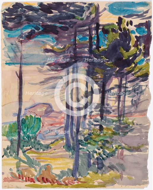 Landscape, 1900-1925. Creator: Magnus Enckell.