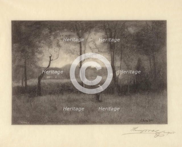 Landscape, 1902. Creator: Henry Wolf.