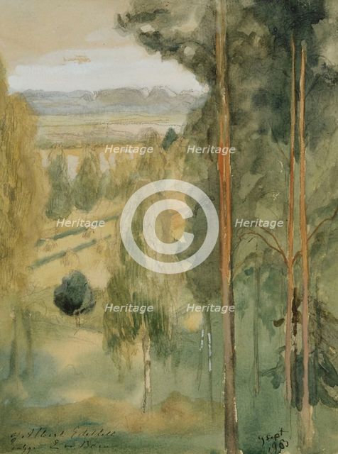 Landscape, 1903. Creator: Albert Edelfelt.