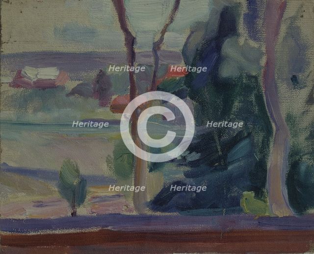 Landscape, 1905. Artist: Guro, Yelena Genrichovna (1877-1913)