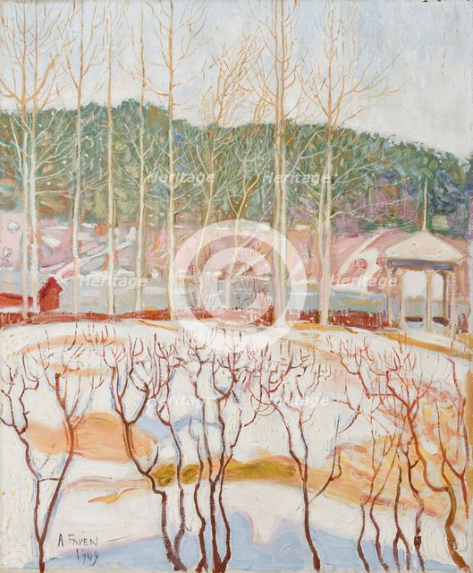 Landscape, 1909. Creator: Antti Faven.
