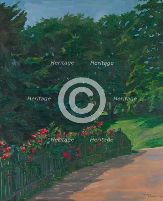 Landscape, 1910. Creator: Wilhelm Trübner.