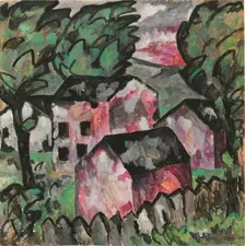 Landscape, 1911. Creator: Malevich, Kasimir Severinovich (1878-1935)