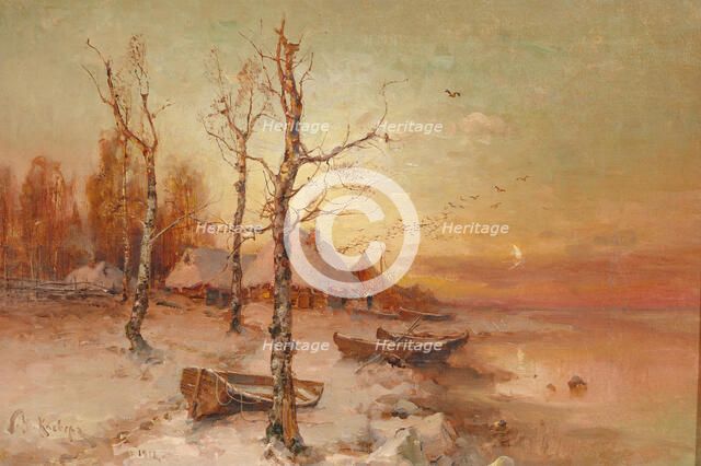 Landscape, 1912. Artist: Klever, Juli Julievich (Julius), von (1850-1924)