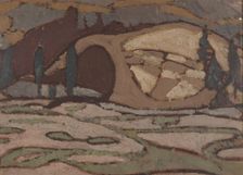 Landscape, 1915. Creator: Joel Pettersson