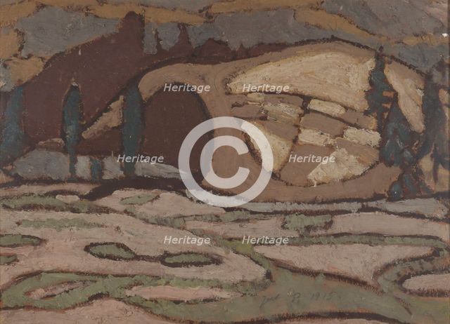 Landscape, 1915. Creator: Joel Pettersson.