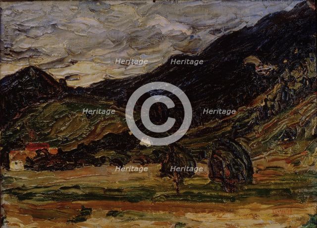 Landscape, 1918. Artist: Kandinsky, Wassily Vasilyevich (1866-1944)