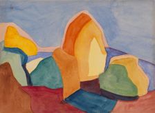 Landscape, 1927. Creator: Ksenija Vladimirovna Ender