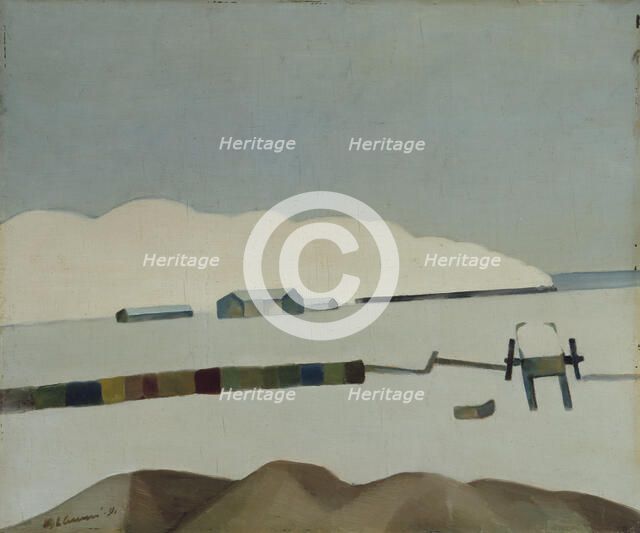 Landscape, 1931. Creator: Vilho Lampi.