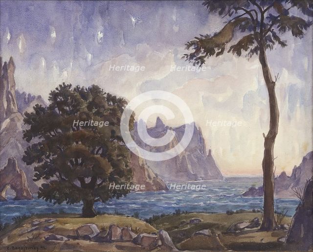 Landscape, 1942. Artist: Bogayevsky, Konstantin Fyodorovich (1872-1943)
