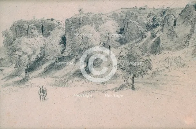 'Landscape', 19th century.  Artist: Alfred Victor de Vigny