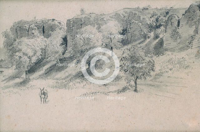 'Landscape', 19th century.  Artist: Alfred Victor de Vigny