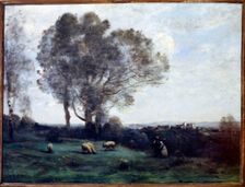Landscape 19th century. Creator: Corot, Camille (1796 - 1875)
