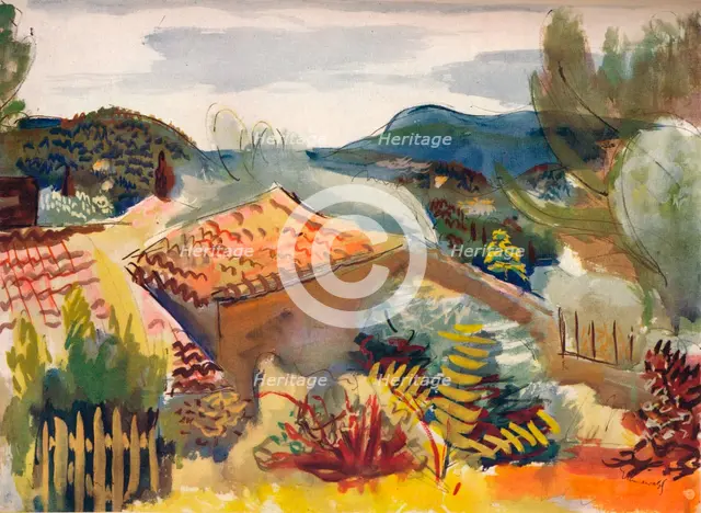 'Landscape', 20th century. Artist: Isaac Grunewald.