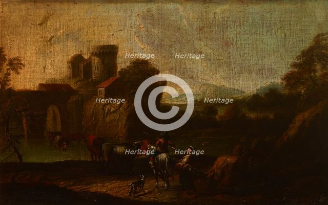 Landscape, 2nd half of 18th century. Creator: Cornelis Thim.