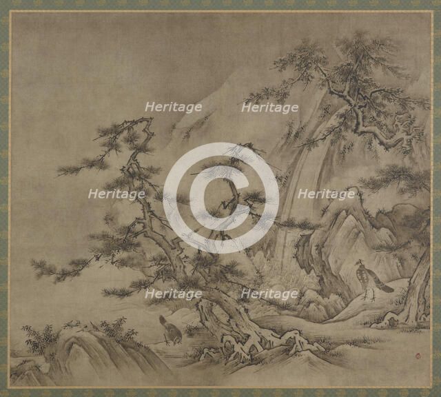 Landscape, Muromachi period, 1519-1592. Creator: Kano Shoei.