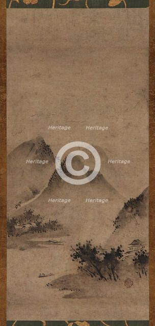 Landscape, Muromachi period, 16th century. Creator: Kano Motonobu.