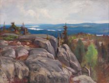 Landscape (Maisema Kolilta), 1929. Artist: Järnefelt, Eero (1863-1937)