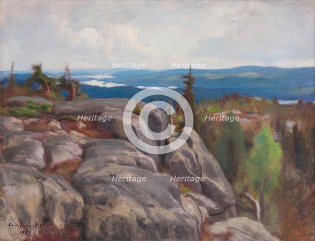 Landscape (Maisema Kolilta), 1929. Artist: Järnefelt, Eero (1863-1937)