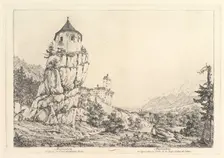 Landscape, Mariastein in Tyrol, early 19th century. Creator: Johann Christian Erhard
