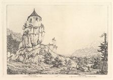 Landscape, Mariastein in Tyrol, early 19th century. Creator: Johann Christian Erhard