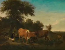 Landscape, mid-17th century. Creator: Adriaen van de Velde