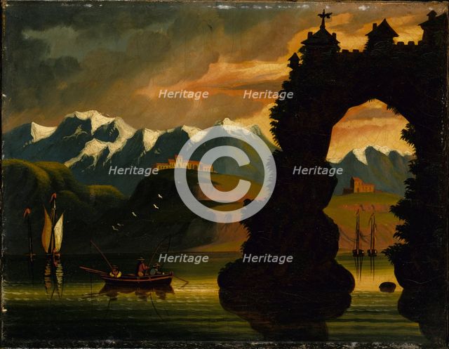 Landscape, mid 19th century. Creator: Thomas Chambers.