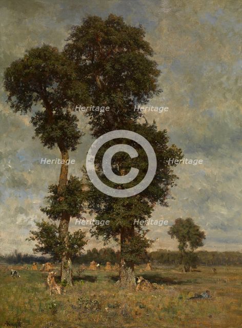 Landscape, mid-late 19th century. Creator: Alfred De Knyff.