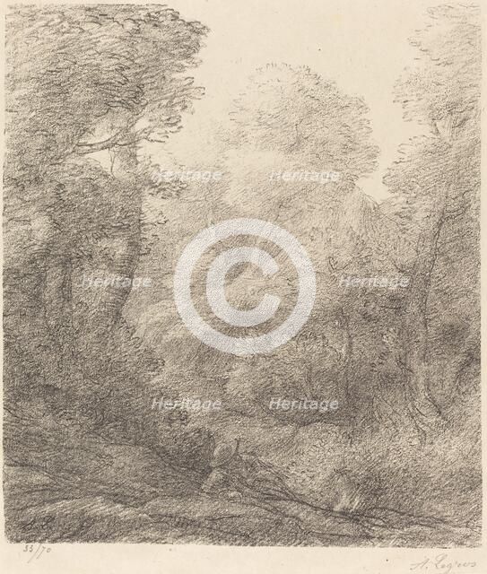 Landscape: Morning Mist (Paysage: Brumes du matin). Creator: Alphonse Legros.
