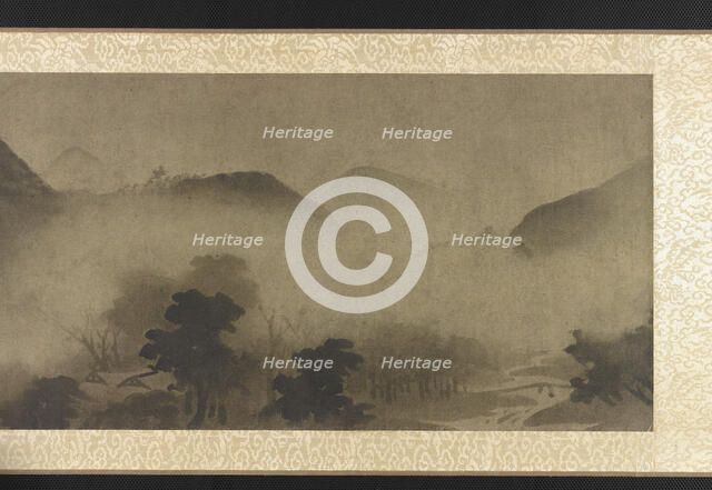 Landscape: mountains in mist, 1279-1368. Creator: Unknown.