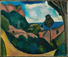 Landscape near Cassis, 1907. Creator: Andre Derain