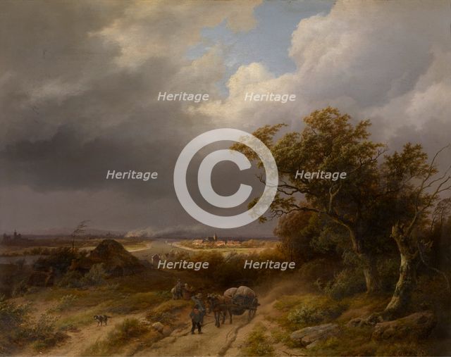 Landscape near Cleves, 1846. Creator: Barend Cornelis Koekkoek.