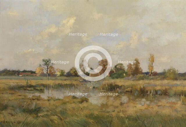 Landscape near Amiens, 1895. Creator: Pierre Emmanuel Damoye.