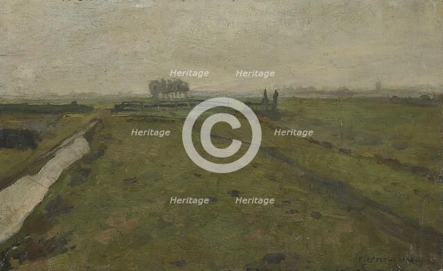 Landscape near Amsterdam, c. 1902. Creator: Mondrian, Piet (1872-1944).