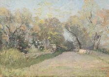 Landscape near Antibes. Study. Creator: Alfred Wahlberg
