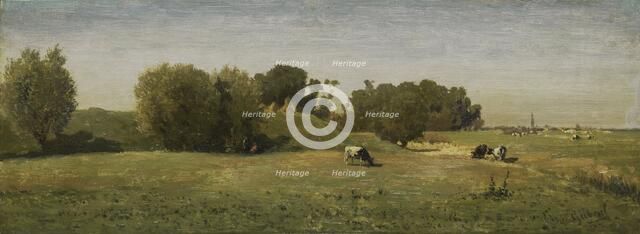 Landscape near Abcoude, 1860-1870. Creator: Paul Joseph Constantin Gabriel.