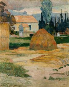 Landscape near Arles, 1888. Creator: Paul Gauguin