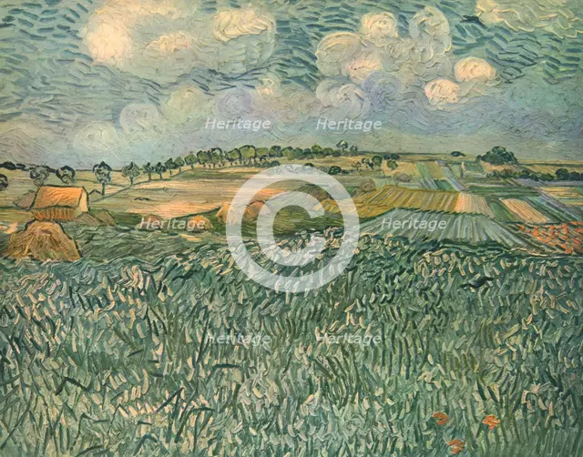 'Landscape Near Auvers', June 1890, (1947).  Creator: Vincent van Gogh.
