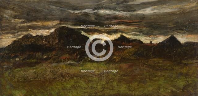 Landscape near Dachau, about 1880. Creator: Joseph Frank Currier.