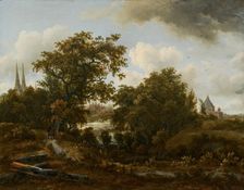 Landscape near Deventer, c1662-1663. Creator: Meindert Hobbema