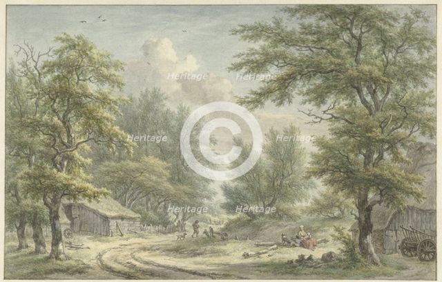 Landscape near Eext, Drenthe, 1806. Creator: Egbert van Drielst.