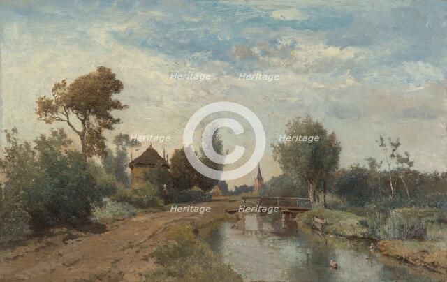 Landscape near Kortenhoef, 1877. Creator: Paul Joseph Constantin Gabriel.