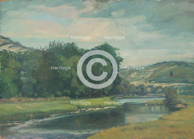 Landscape near Kosice, 1952. Creator: Peter Konecný.